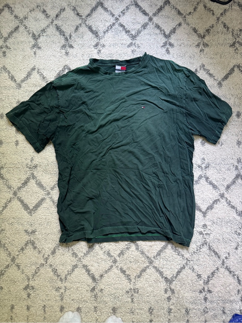 Tommy Hilfiger Vintage Dark Green Classic Logo T-Shirt